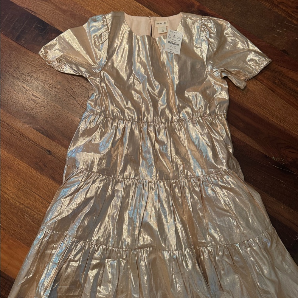 Crewcuts Metallic Kids Dress